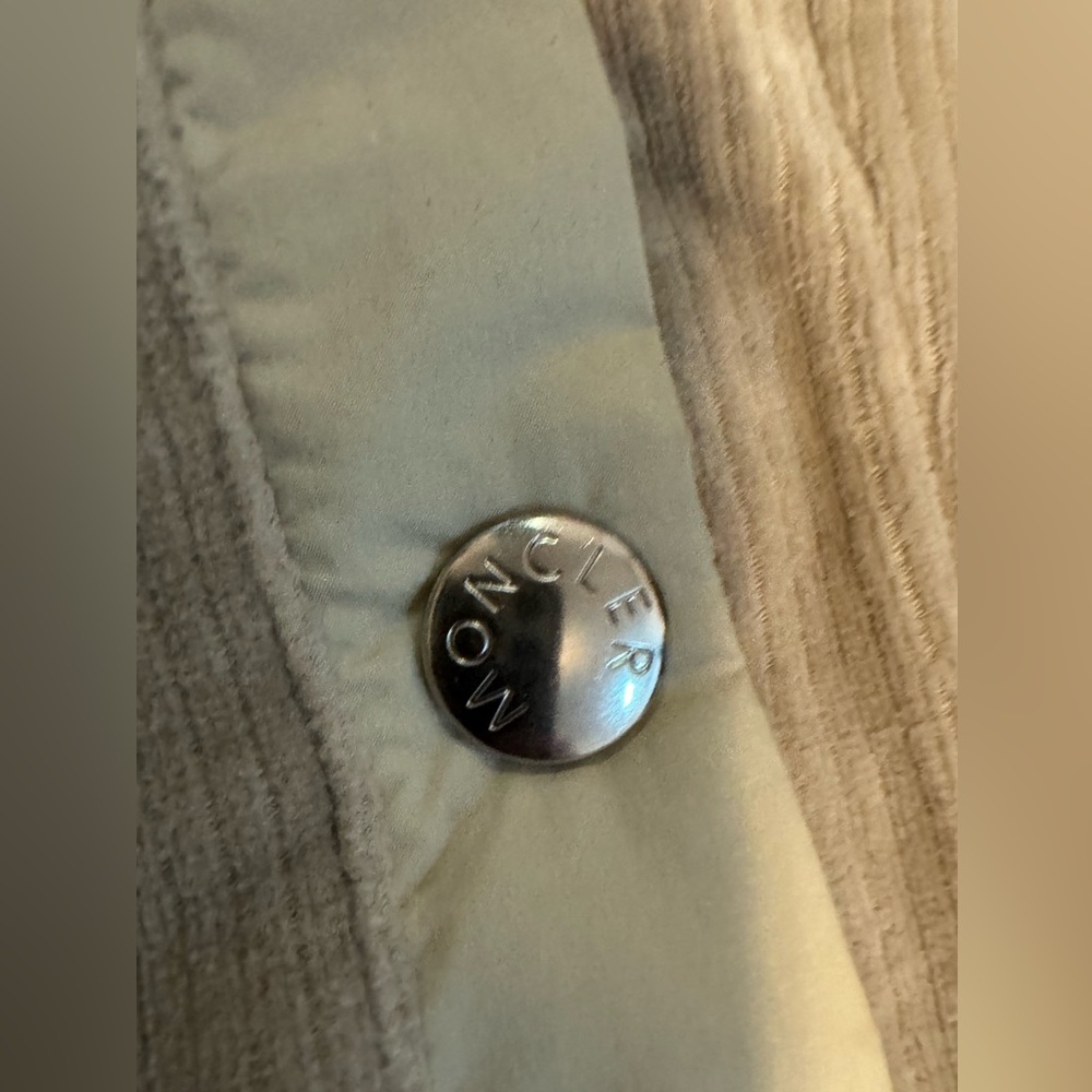 Moncler Corduroy Drawstring Trousers Light Beige - Picture 14 of 16